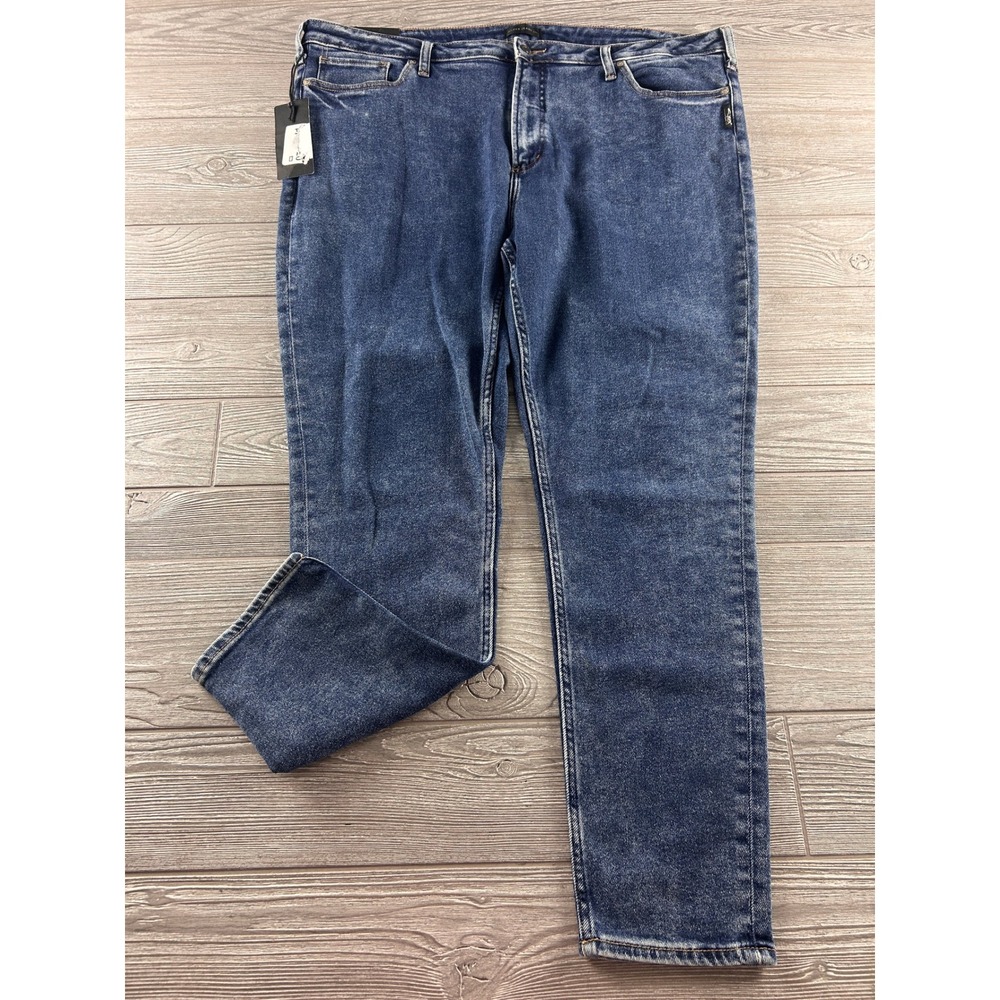 Silver Jeans Co High Note Skinny Leg High Rise Jeans Blue Size 22 NWT
